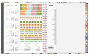 Enjoy WAAV's 2022-2023 weekly planner notes including sticker sheets, paper pocket, and ruler to stay organized throughout the academic year.
